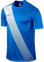 Nike Sash Shirt Korte Mouw - Royal Blue / White | Maat: M