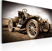 Schilderij - Retro Car, Oldtimer, Sepia, 3 maten, Premium print