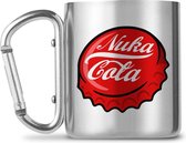Mok Nuka Cola Zilver/rood 250 ml