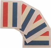 6 Nederlandse vlag tattoo stickers