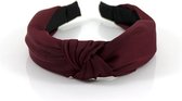 Haarband - Diadeem - Olijf kleur - effen - ribstof - Handmade - haarband dames - 95% katoen, 5% ea - Haarbanden zijn weer helemaal hot! Zo geef jij je look heel eenvoudig net dat b