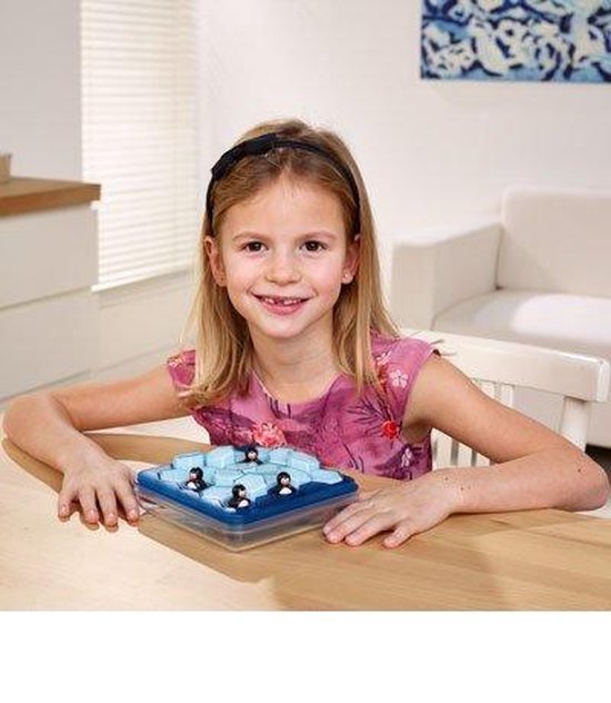 SmartGames - Penguins Pool Party - 60 opdrachten - compact - ideaal reisspel - pinguïns