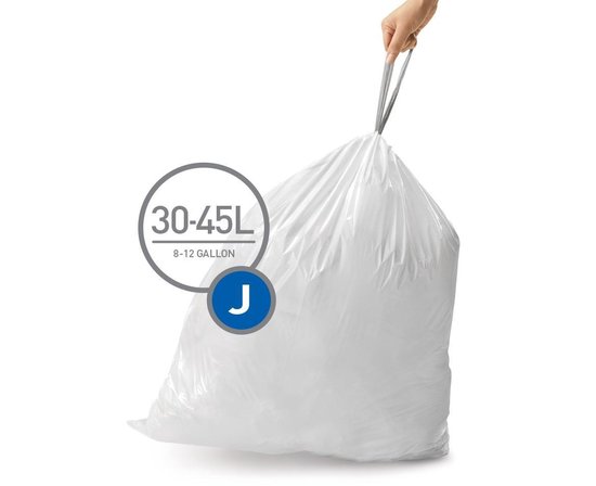 Simplehuman Code J Doos Afvalzakken 30-45 Liter - 100 zakken