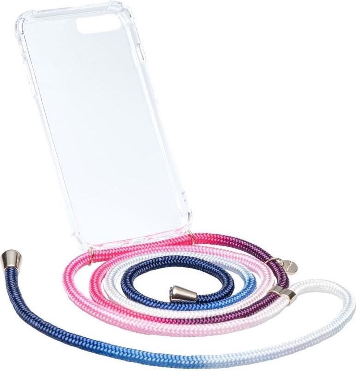 Chic.mic Telefoonhoesje & Koord Axento Samsung S9 Blauw/roze