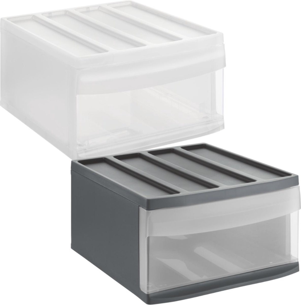 Rotho SYSTEMIX Design Ladekast 34x39.5x20.3 cm Antraciet