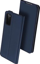 Dux Ducis - pro serie slim wallet hoes - Samsung Galaxy S20 - Blauw