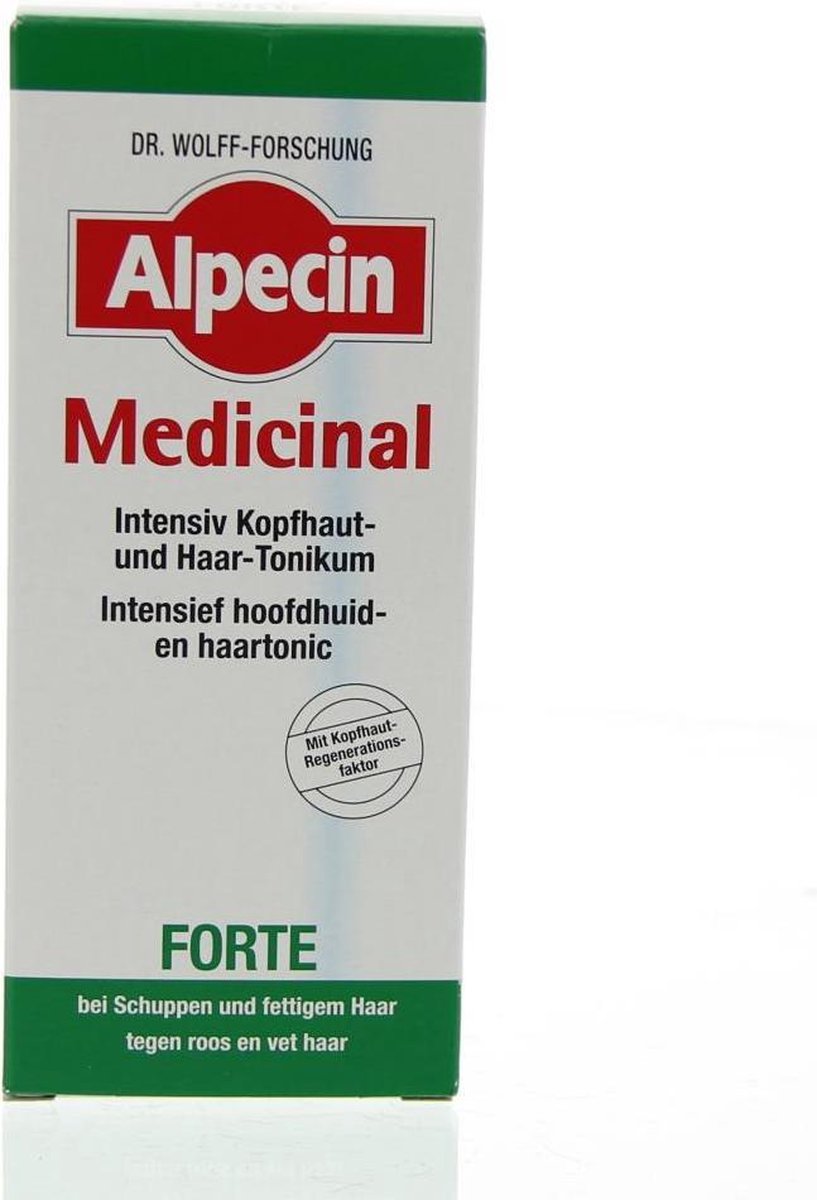 Alpecin Medicinal Forte Intensief Hoofdhuid- En Haartonic Lotion Anti-roos/vet Haar 200ml