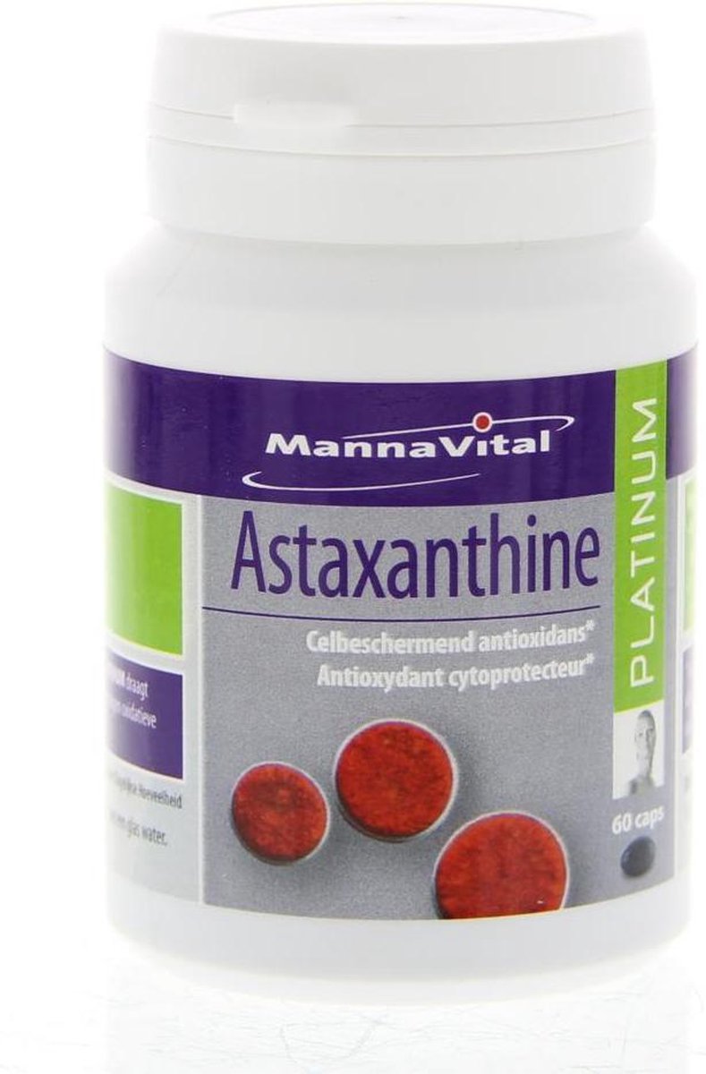 Goedkoopste Mannavital Astaxanthine Platinum Caps 60