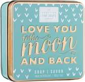 Scottish Fine Soaps Soap In A Tin Sweet Sayings Love You To The Moon And Back Zeep 100gr