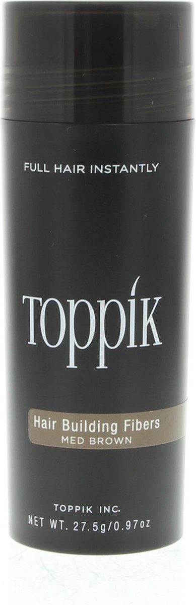 Toppik Fibers Hair Building Fibers Poeder Medium Brown 27gr