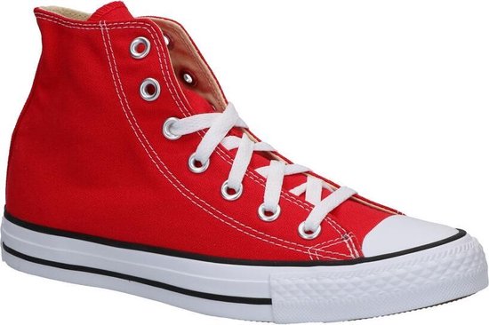 Converse All stars hoog (mt t/m 46)- Rood 37,5 (UK 4,5) - Vindjeschoen.nl