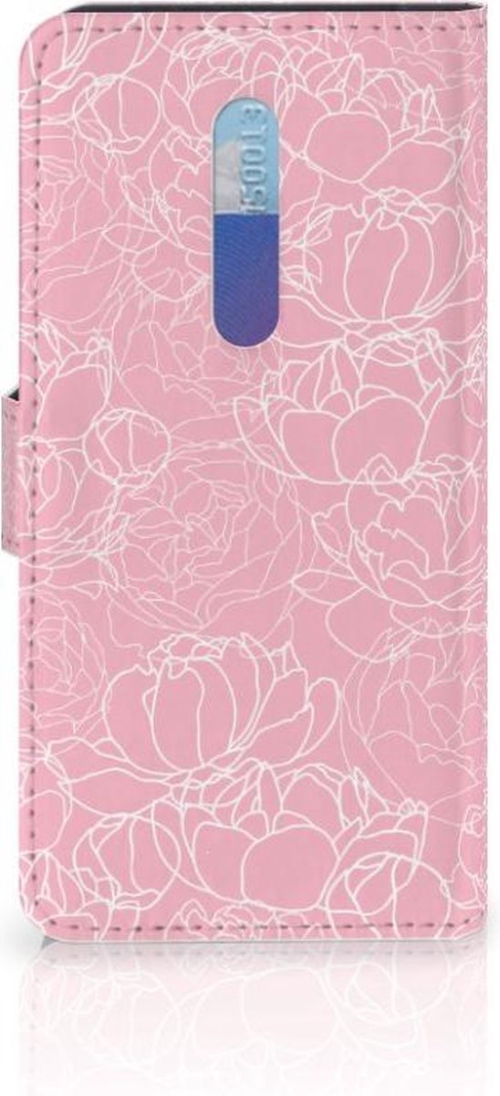 Xiaomi Redmi K20 Pro Hoesje White Flowers
