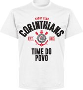 Corinthians Established T-Shirt - Wit - XL
