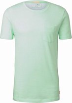 Tom Tailor Denim Korte mouw T-shirt - 1019086 Linde (Maat: L)