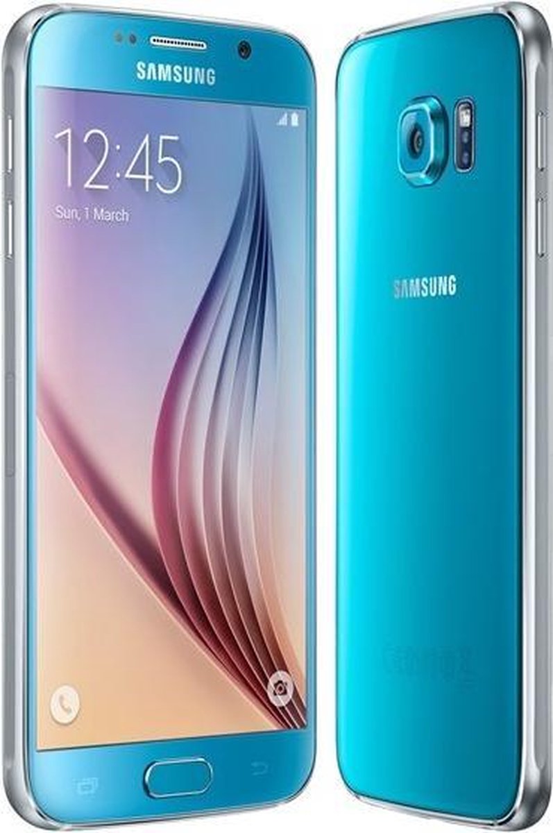 glans Aardbei kader Samsung Galaxy S6 - 32GB - Blauw | bol.com
