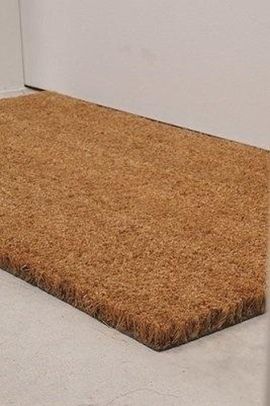 Lot de 2 tapis coco naturel - 35 x 60 cm | bol.com