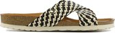 Mace Vrouwen Leren    Slippers /   - Neroli - Zwart - Maat 37