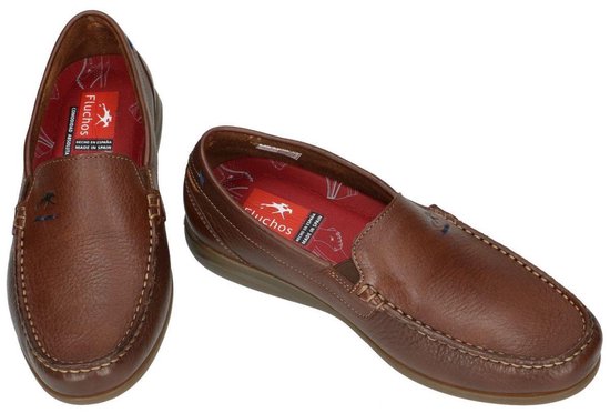 Fluchos -Heren - bruin donker - mocassins - maat 42 | bol.com