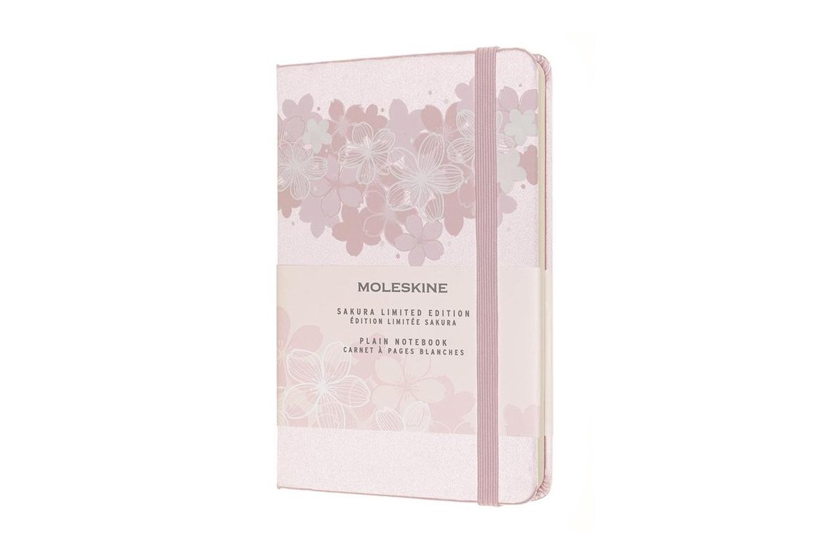 Moleskine Limited Edition Notebook Sakura, Pocket, Plain, Light Pink (3