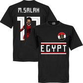 Egypt M. Salah 10 Gallery Team T-Shirt - Zwart - 5XL