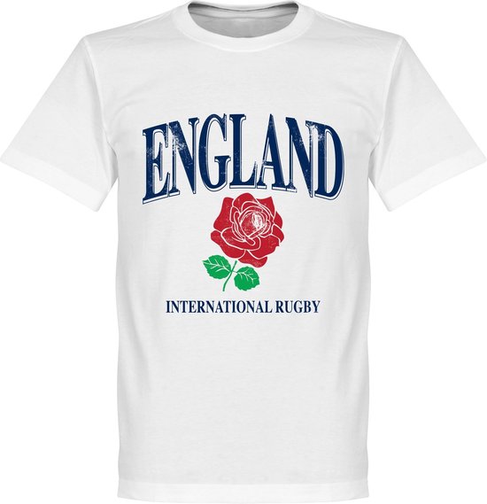 Engeland Rose International Rugby T-shirt - Wit - L