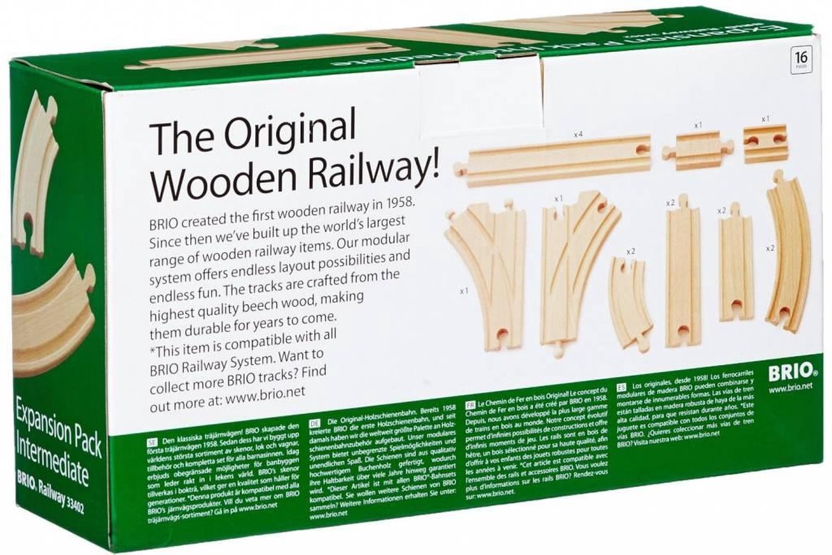 BRIO Midi rails uitbreidingsset - 33402 — afbeelding 7