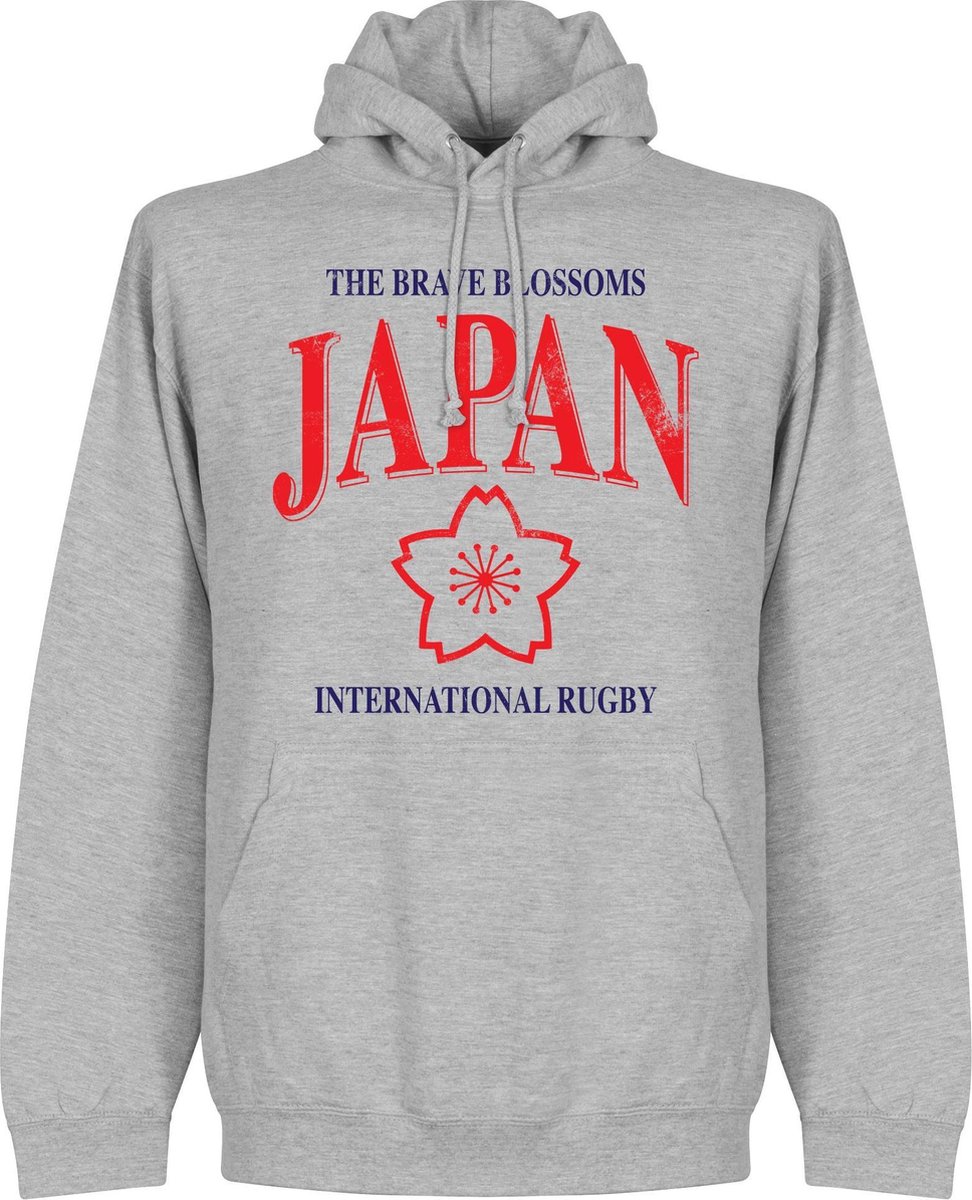 Japan Rugby Hoodie - Grijs - XL