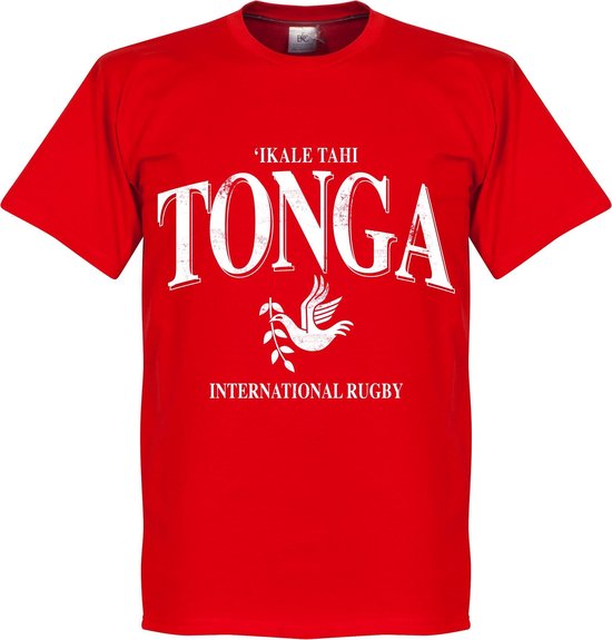 Tonga Rugby T-Shirt - Rood - M