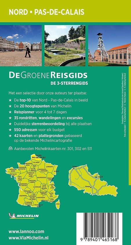 De Groene Reisgids  -   Nord / Pas-de-Calais - Lannoo