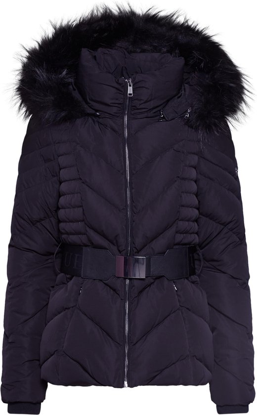 Guess winterjas petra down jacket Zwart-m | bol