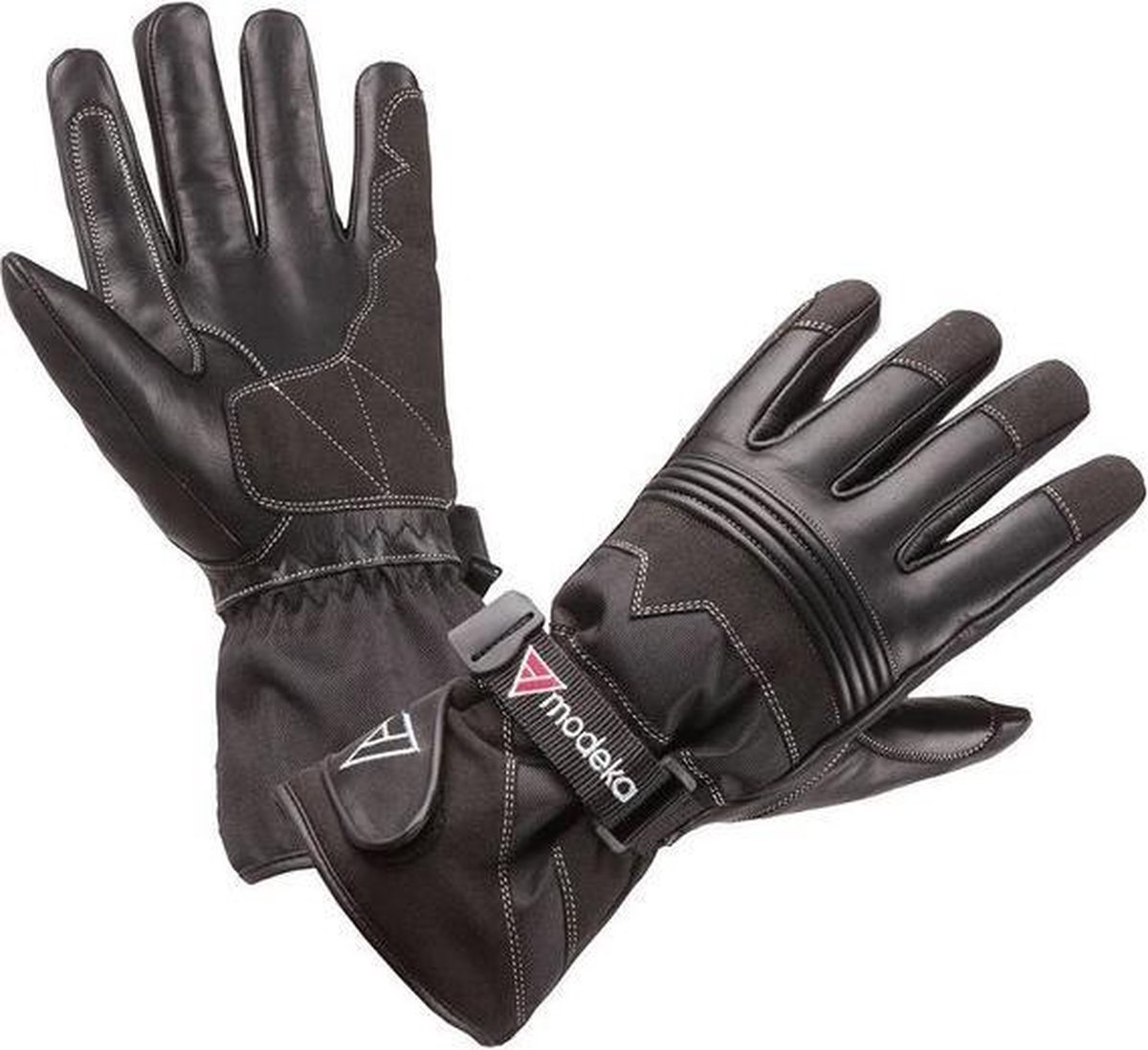 Modeka Motorrad Handschuhe Freeze EVO 072090 Schwarz/Gelb-12