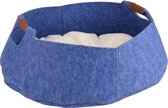 Kattenmand Zipora Blauw - Blauw - 46 x 38.5 x 14 cm