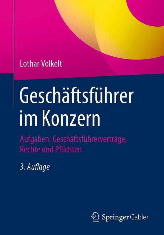 Business and Economics (German Language) - Geschäftsführer ... - cover
