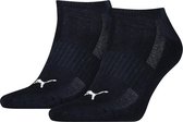 Puma 3-Paar Sneaker sokken met zachte badstof zool - 46 - Zwart.