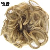 Haar Wrap, Brazilian hairextensions knotje blond J24#