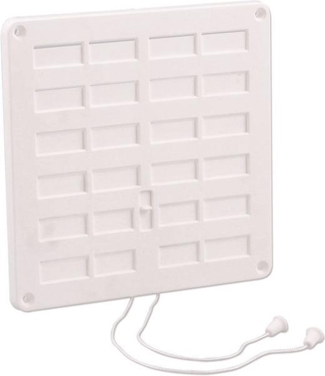 Grille De Ventilation Avec Grille Anti Insectes - Couleur Sable - 246 X 246 Mm - Nicoll | Leroy Merlin