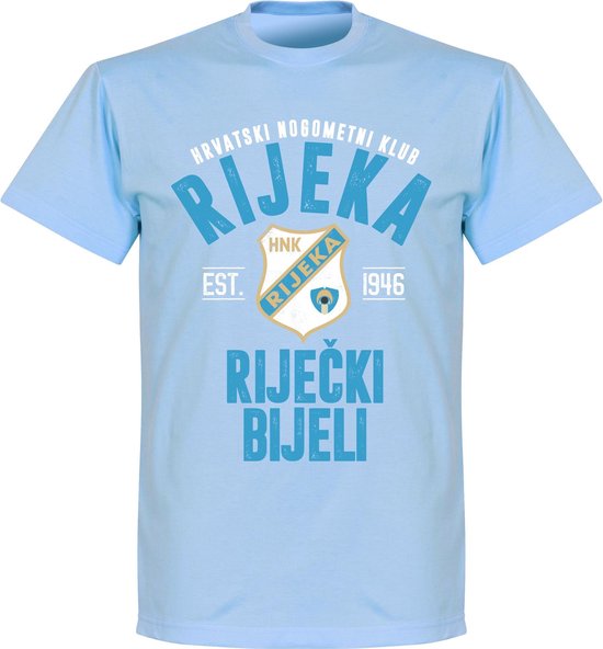 Rijeka Established T-shirt - Lichtblauw - L