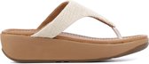 Fitflop™ Vrouwen Jute  80005056 /  Teenslipper - Imogen Toe Weave - Gebroken wit - Maat 40