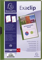 25x Presentatiemap Exaclip - A4, Groen