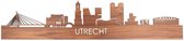 Skyline Utrecht Notenhout - 80 cm - Woondecoratie design - Wanddecoratie - WoodWideCities