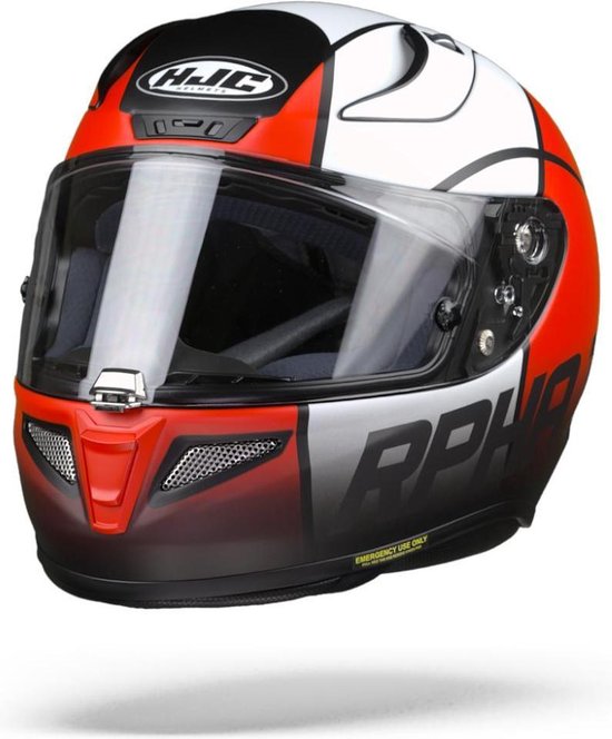 Casque Moto Intégral HJC RPHA 12 – Shadow The Hedgehog MC1SF, Rouge, Neuf