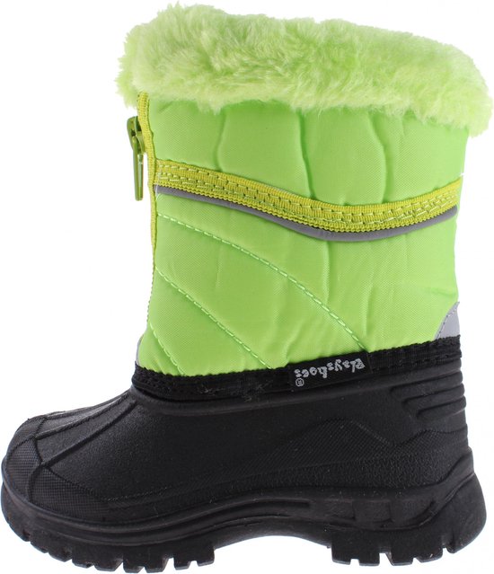 Playshoes snowboots groen met rits - Maat 20 | bol.com