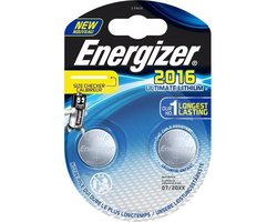 Energizer Batterij Knoopcel Ultimate Lithium 3v Cr2016 2 Stuks