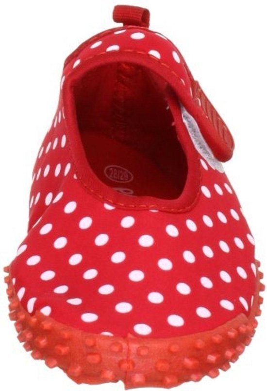 Playshoes - UV-strandschoentjes voor kinderen - Rood - Met stippen - UPF50+ - Maat 24/25