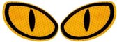 Auto Reflecterende Sticker , Waarschuwing Tape, Reflecterende Strips,  Veiligheid Mark,   Deur en bumper Sticker - set van 2 - oranje / geel