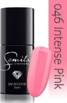 046 UV Hybrid Semilac Intense Pink 7 ml.