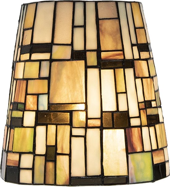 Gooi Nadeel calcium Lampenkap hangend Tiffany | Ø 23-16*24 cm | Meerkleurig | Glas | Art Deco |  LumiLamp |... | bol.com
