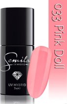 033 UV Hybrid Semilac Pink Doll 7 ml.