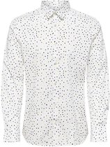 Onsargon Ls Aop Stretch Shirt 22016635 White