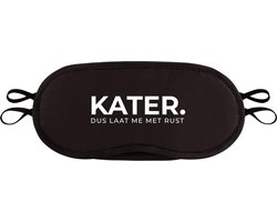 KATER. slaapmasker | Ultieme cadeau bij een kater | Feest | Carnaval | Reizen | Hangover | Kater cadeau | Kater water | Huwelijks cadeau | Huwelijks bedankje | Huwelijks bedankjes | Bruiloft cadeau | Bruiloft bedankje | Bruiloft bedankjes | Grappig